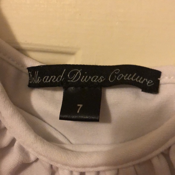 Dolls & Diva Couture cold shoulder child’s dress - Picture 3 of 3